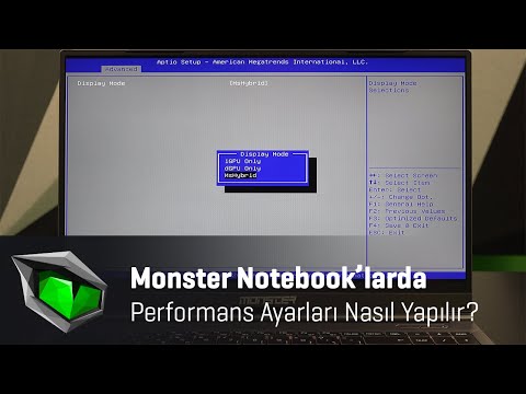 Monster Notebook&rsquo;larda Performans Ayarları Nasıl Yapılır?