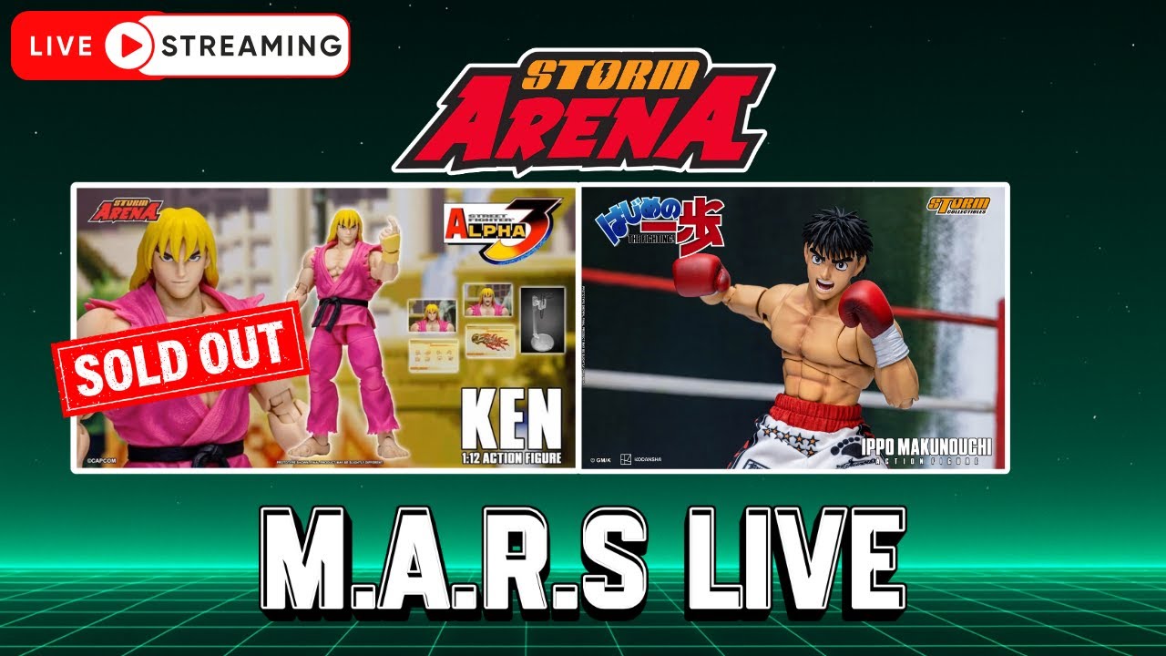 M.A.R.S LIVE: STORM ARENA PINK KEN EXCLUIVE SELLS OUT AND IPPO COMING TO STORM COLLECTIBLES
