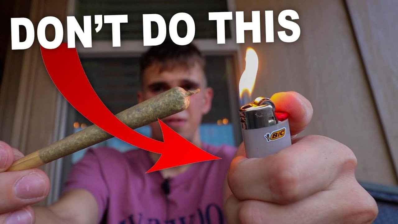 How to light a joint like a PRO. (Pop the top!) - YouTube