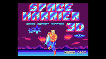 Space Harrier 3D (Master System YM2413 FM 60Hz / US) - Intro / Attract Mode