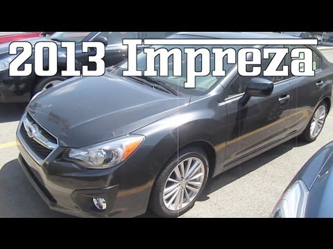 2013 SUBARU IMPREZA SEDAN ENGINE INTERIOR REVIEW