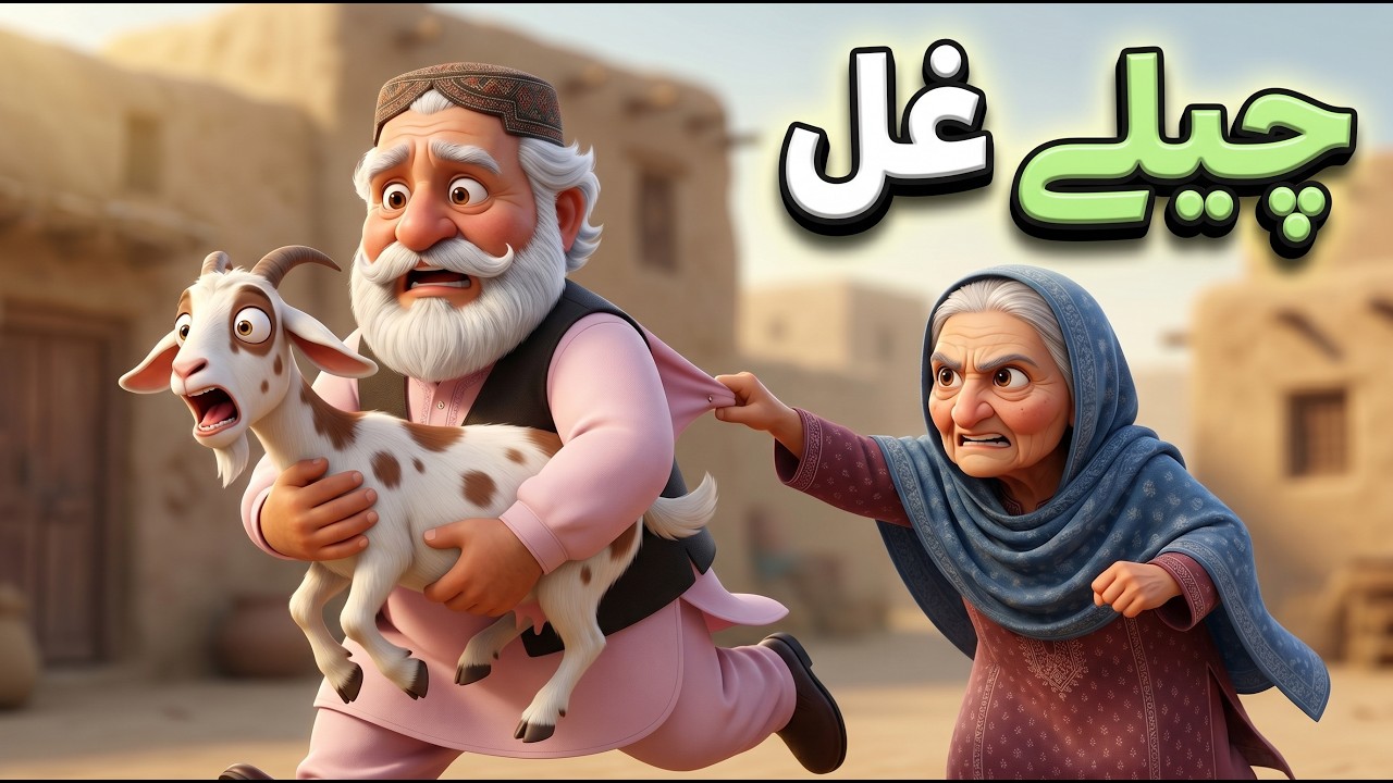 د چیلے غل | The Goat Thief | pashto cartoon kahani | Pashto cartoon ...