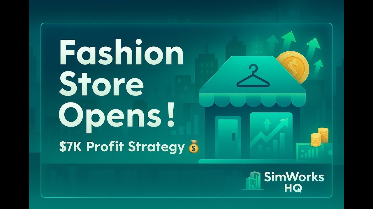 The Fashion Store Is Finally Open! Big Profits & Smart Strategy | Sim Companies Ep.7