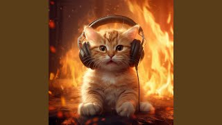 Feline Warmth Firelight Purr