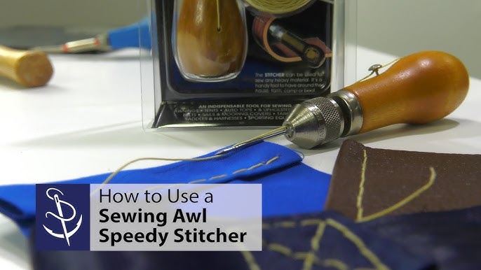 Using the Speedy Stitcher to Sew Webbing & Canvas 
