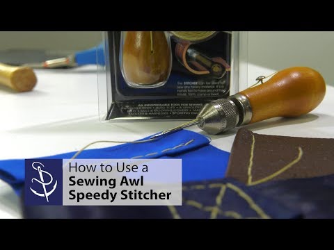 How to Use a Sewing Awl - Speedy Stitcher 