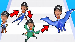 CAPTUREI TODOS OS DINOSSAUROS DA CORRIDA E FIZ UMA EVOLUÇÃO ÉPICA!! screenshot 4