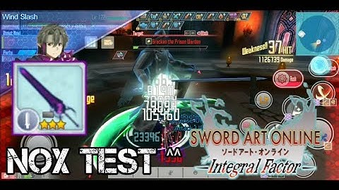 JUST WANNA DO MY NOX TEST | SAOIF GAMEPLAY