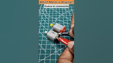 Real vs Fake DC Motor Test | Original vs Fake #shorts #ytshorts #dcmotor