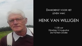 Download Lagu Dankdienst voor het leven van Henk van Willigen - 12 Augustus 2025 - 11.00uur MP3 Download Lagu Dankdienst voor het leven van Henk van Willigen - 12 Augustus 2025 - 11.00uur MP3