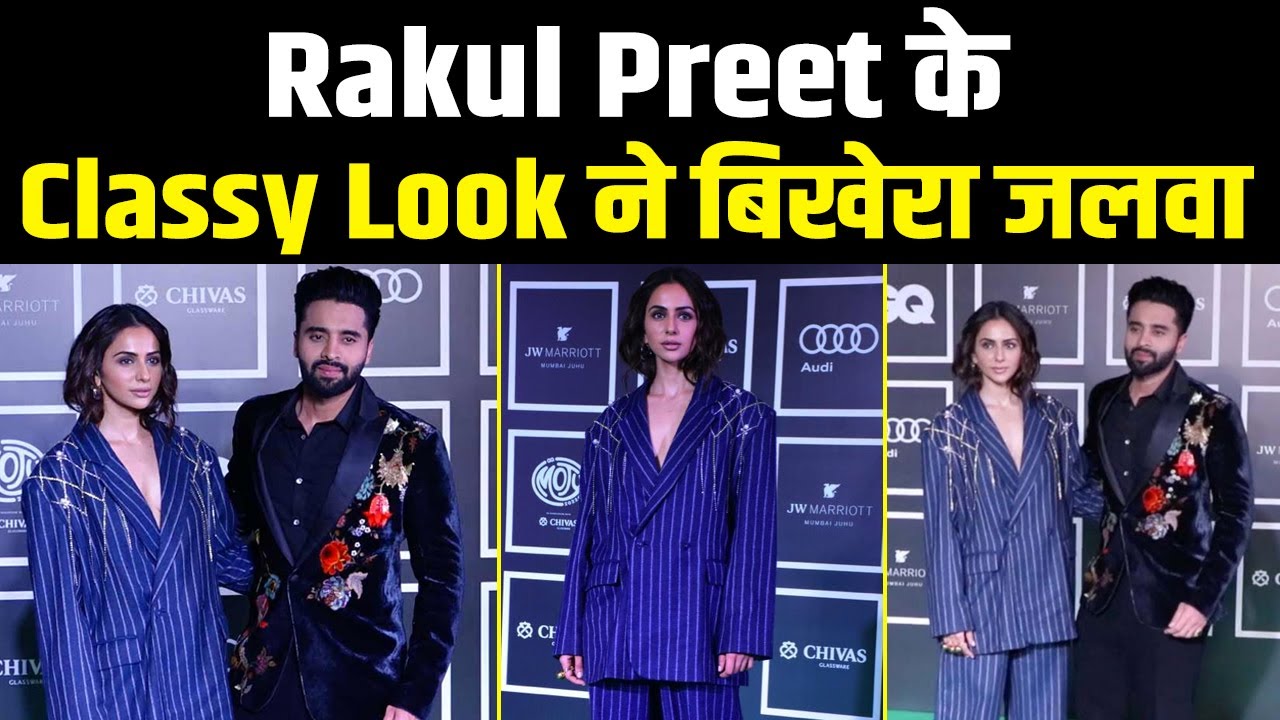 Rakul Preet Singh Looks CLASSY With Her Boyfriend Jackky Bhagnani || GQ Men Of The Year Awards 2022