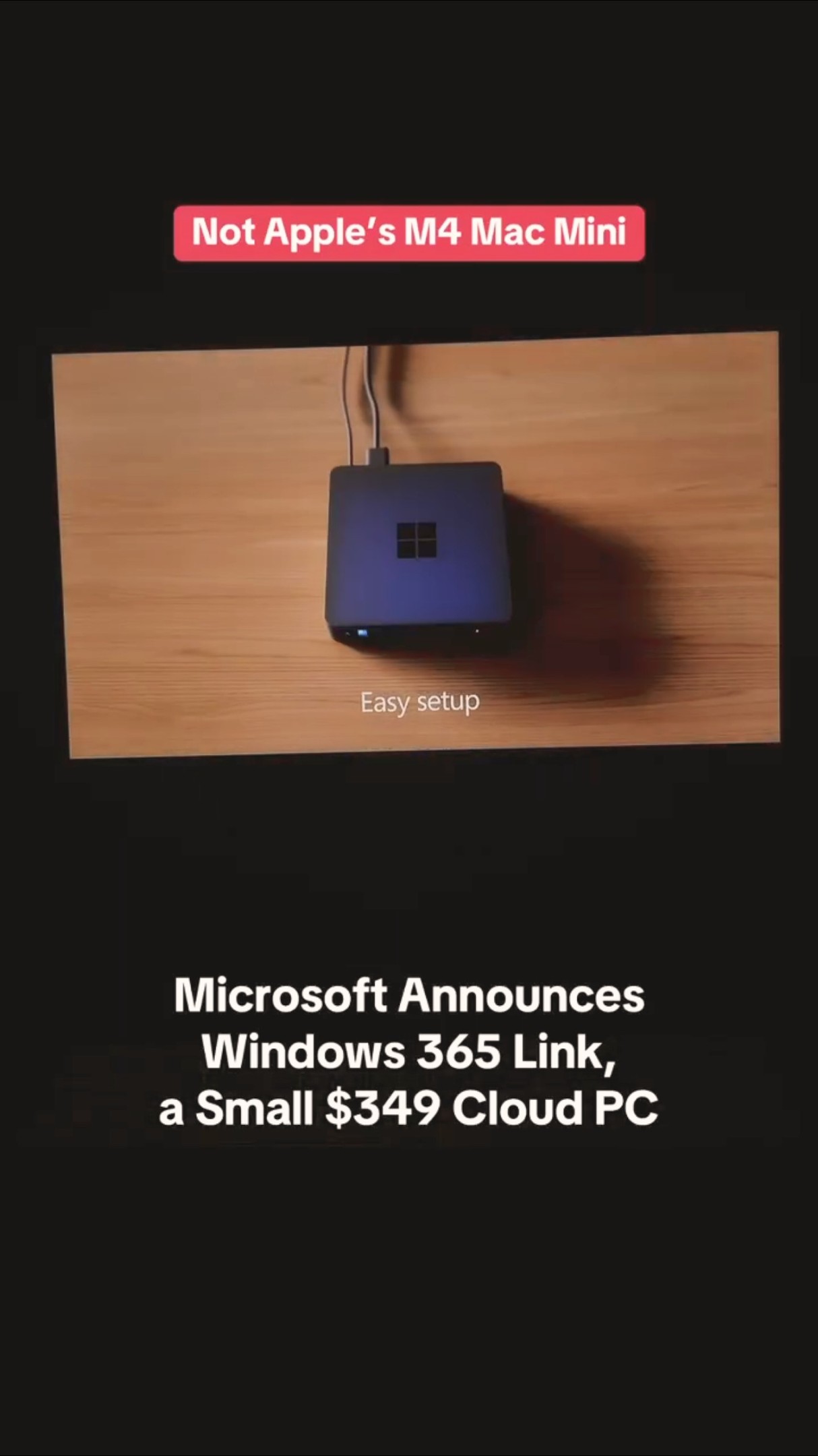 Microsoft Announces Windows 365 Link, a Mac Mini-like Cloud PC