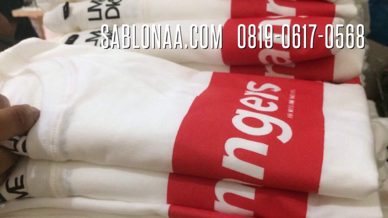 Vendor Sablon  Kaos  Satuan  di Jakarta  0819 0617 0568 