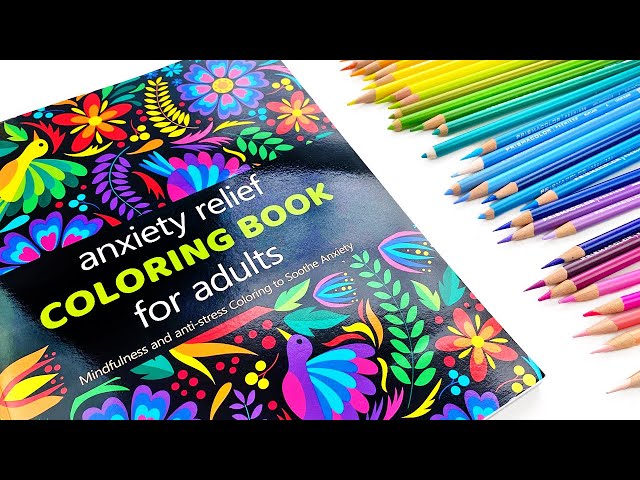 I Tested an Anxiety Relief Coloring Book *yikes* 