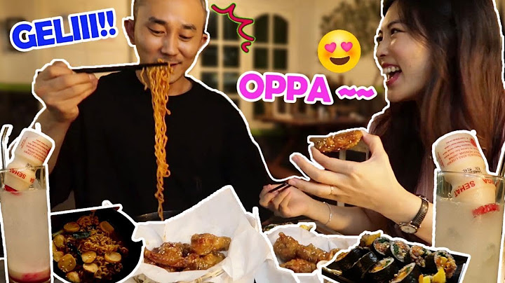 KOREAN COUPLE NGEDATE MUKBANG DI JOGJA : TEMPAT WISATA ROMANTIS, WARUNG DI WATU AMBEN, WARUNG KOREA
