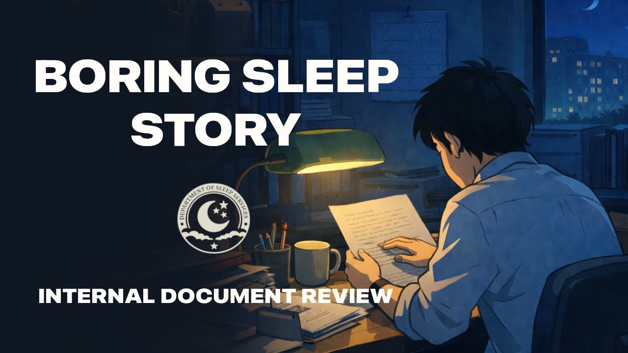 Internal Document Review | Boring Sleep Story with Relaxing Noise | Fade to Black