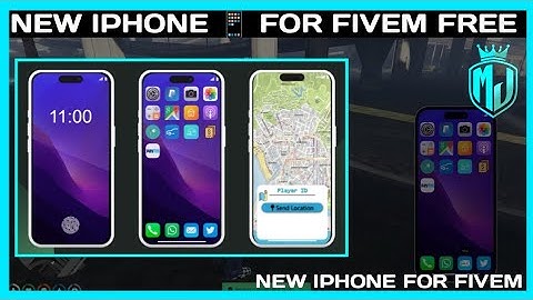 QBCore New iPhone 📱 Script  *FREE* | FiveM Roleplay Scripts | FiveM Tutorial 2023 | MJ DEVELOPMENT