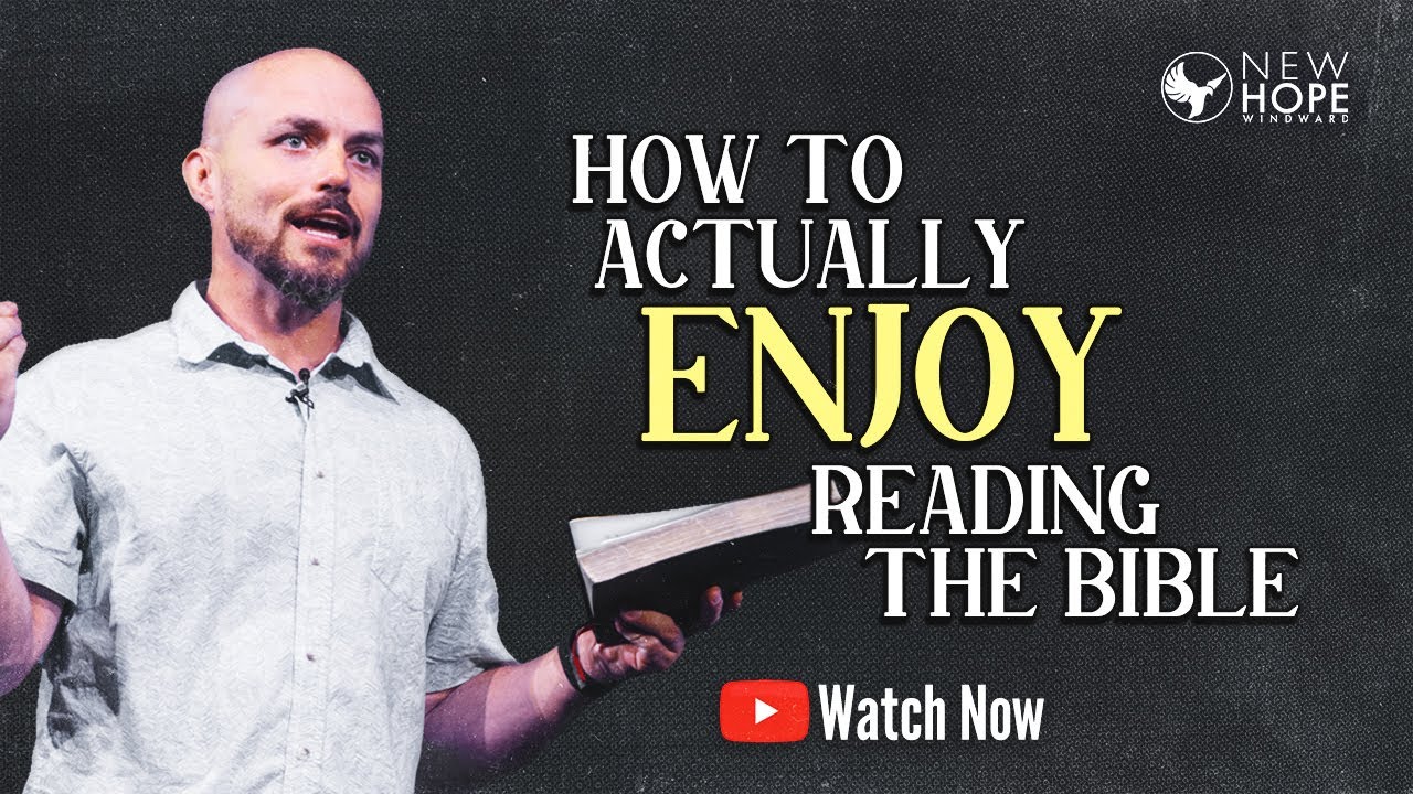 How To Actually Enjoy Reading The Bible (MESSAGE ONLY) - YouTube