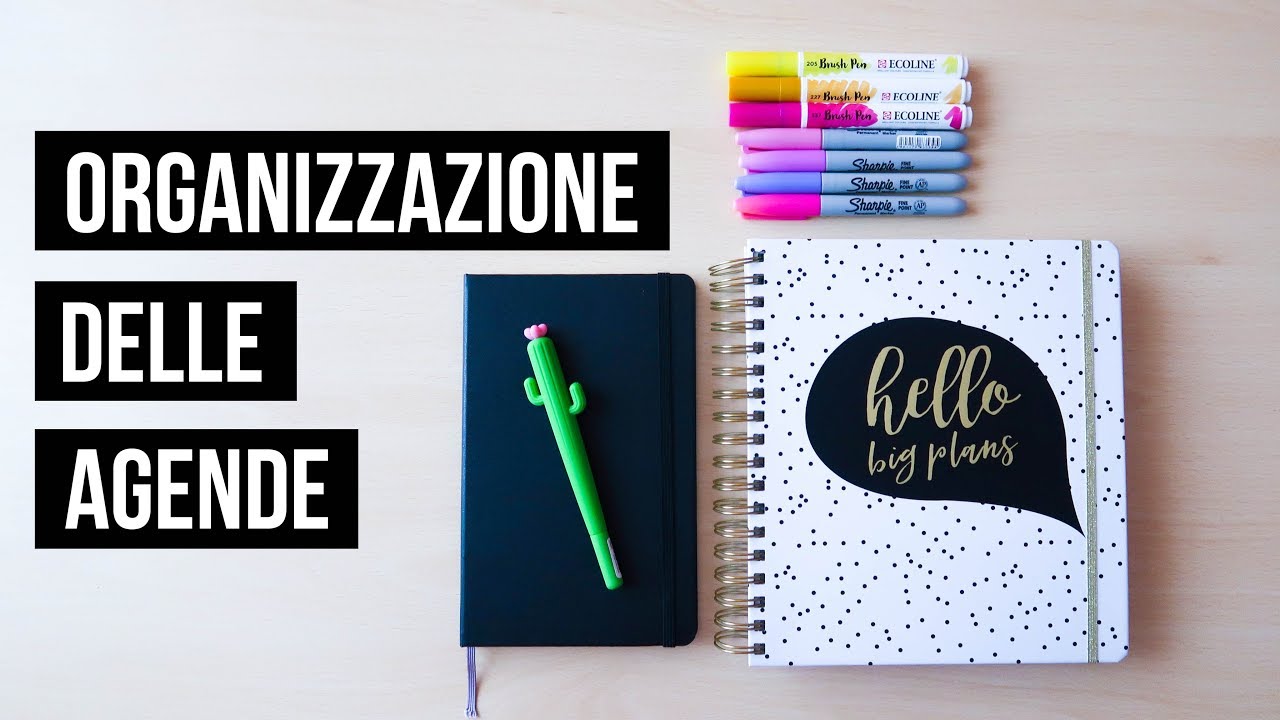 COME ORGANIZZO LE MIE AGENDE? 📖📌 2019/2020 #BackToSchool