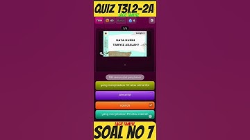 Thumbnail of Quiz T3L2-2A Quiz Lagu Tamyiz Lagu no 1#tamyizonline #nahwusharaf#trendingshorts #shortsfeed #shorts