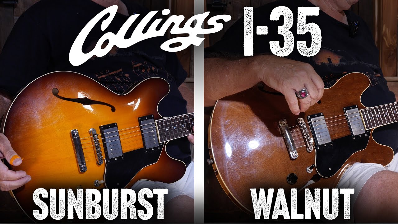 Демонстрация полуакустической электрогитары Collings I-35 LC!