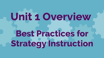 SMARTS Classic Executive Function Curriculum Unit 1.4 Overview