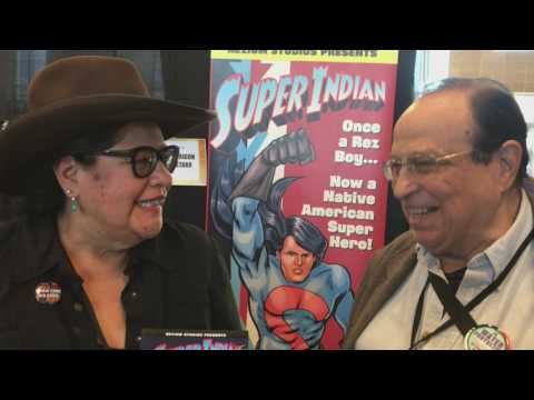 Harmon Houghton Interviews Arigon Starr - Super Indian @ Indigenous Comic Con