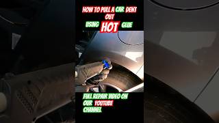 Using HOT Glue To Fix a CAR Dent | Paintless Dent Removal