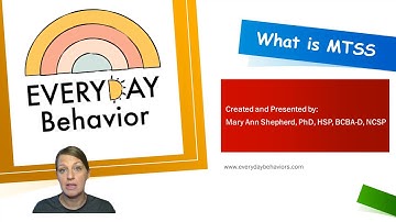 Data Based Decision Making - What is MTSS (Series 13, Video 1)