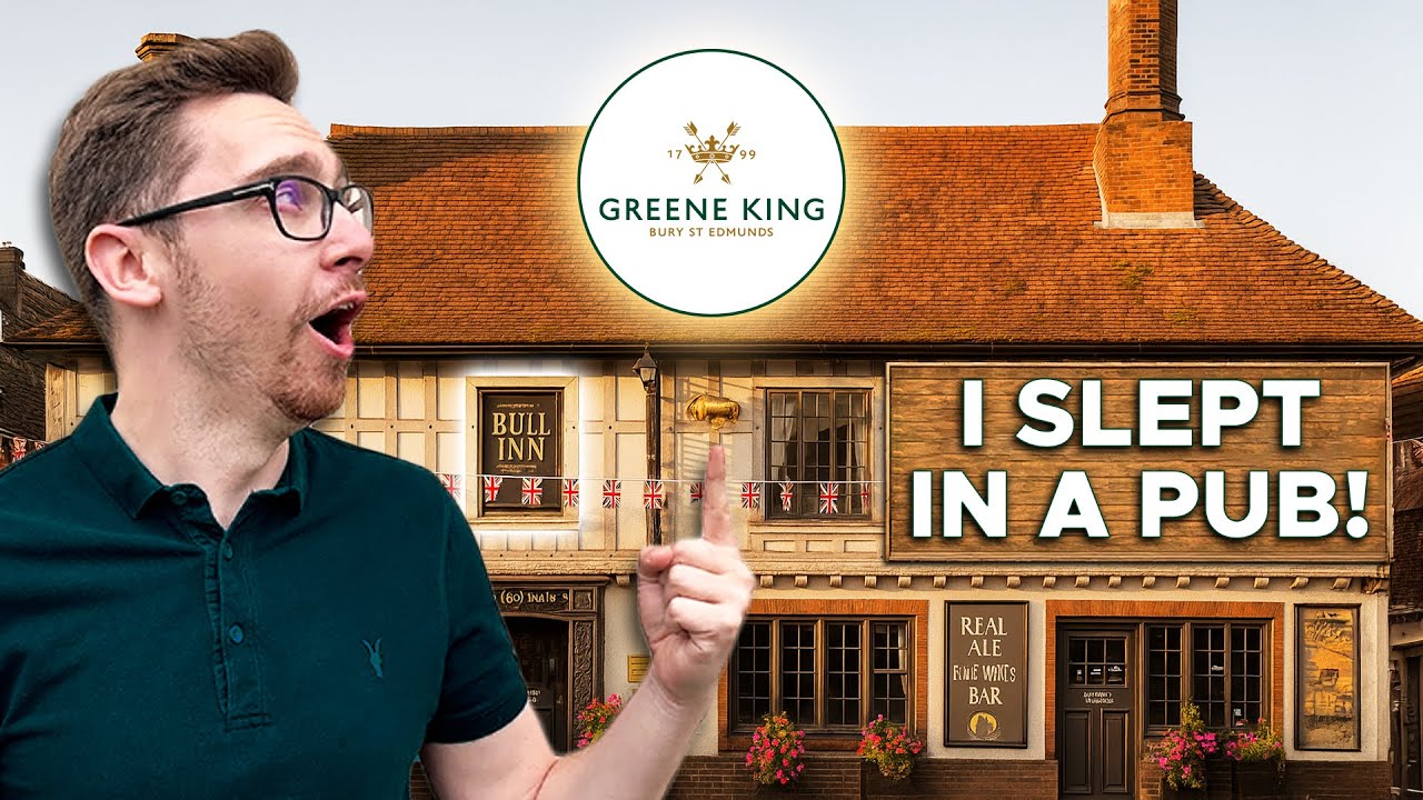 I Stay OVERNIGHT at a GREENE KING PUB
