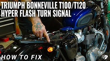 How to Fix Turn Signal Hyper flash Issues on Triumph Bonneville T100/T120