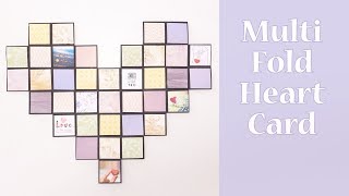 Multi Fold Heart Card Tutorial