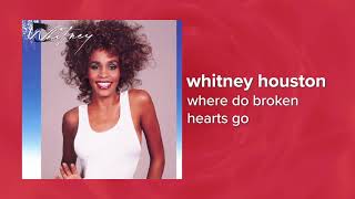 Video thumbnail of "Whitney Houston - Where Do Broken Hearts Go (Official Audio) ❤ Love Songs"