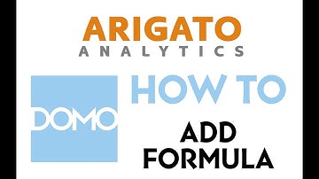 Domo: Using the Add Formula Tile in Magic ETL