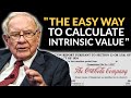 Warren buffett explains how to calculate intrinsic value of a stock