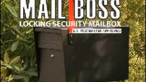 The Mail Boss Security Mailbox Video by Epoch Design