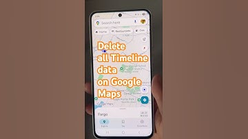 Delete all Timeline data on Google Maps