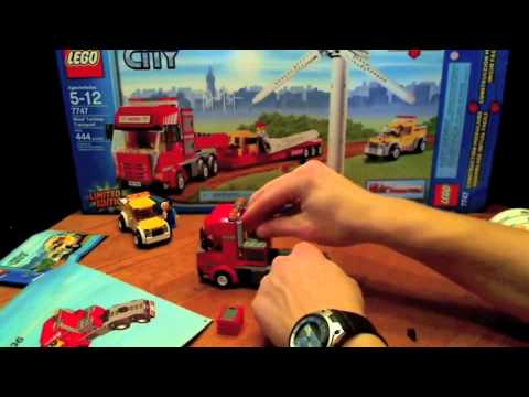 Time Lapse of the LEGO City Wind Turbine Transport (7747)