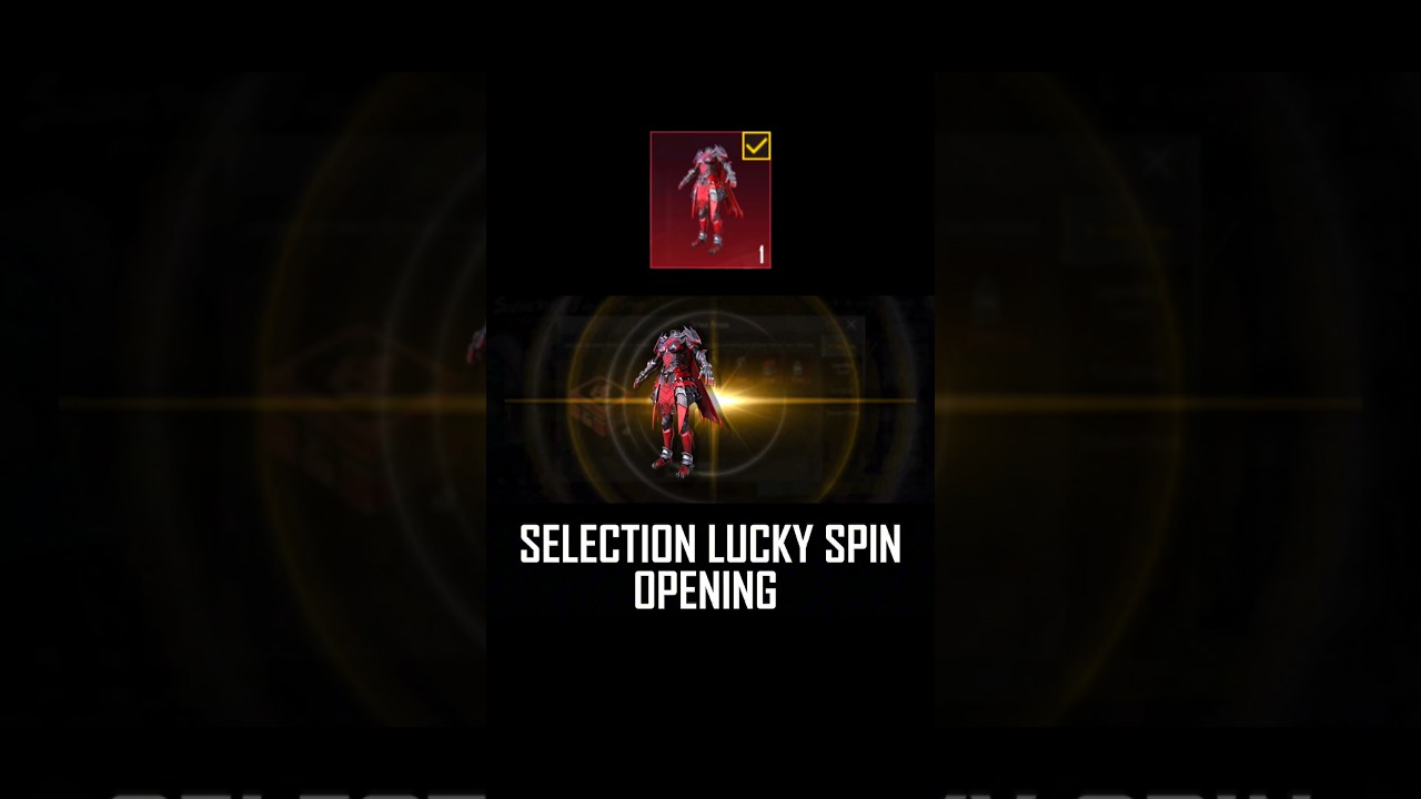 Selection Lucky Spin Crate Opening Pubg Mobile