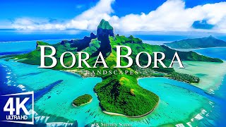 Bora Bora 4K Uhd - Scenic Relaxation Film With Calming Music - 4K Video Ultra Hd