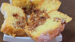 Easy apple cinnamon cake. اروع كيكة تفاح معلكة