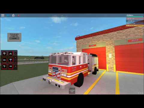 Roblox Fire Truck Lights And Sirens Demo Youtube - fire station roblox