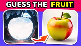 Guess By ILLUSION  Fruits and Vegetables Edition  | ✅ Easy, Medium and Hard Levels!