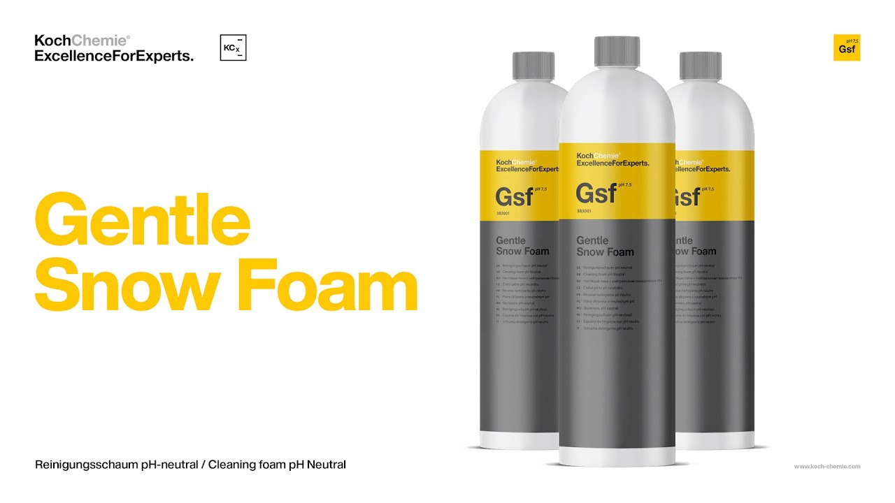 Car Pre-wash Snow Foam Koch Chemie GSF Gentle Snow Foam, 1000ml - 383001 -  Pro Detailing