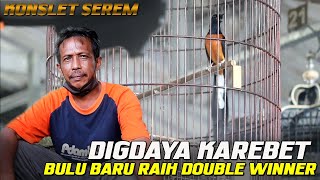 MURAI BATU KONSLET SEREM JADI TONTONAN RAIH DOUBLE WINNER