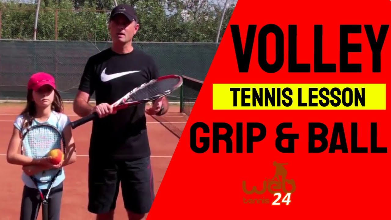 Volley Tennis Lesson - Part 1 / Kids Tennis