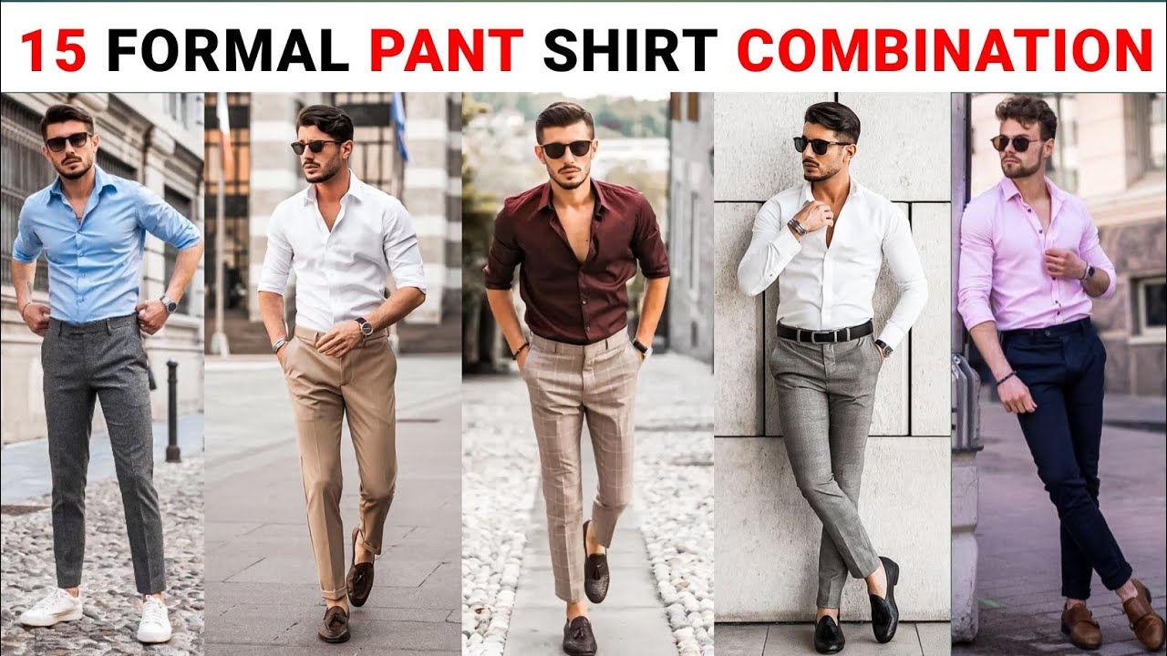 Outfits with Blue shirt & grey pants #fashioninspo - YouTube