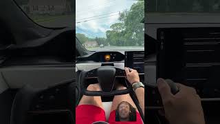Sounds like it belongs on the jetsons right ? 😂 #reaction #reactionvideo #tesla #shorts