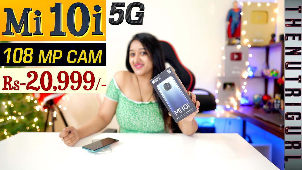Mi 10i (Cheapest 108 MP Smartphone) - Unboxing & Overview in HINDI