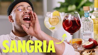 Two Sangrias With Rico! | Red & White Sangria | Absolut Drinks With Rico